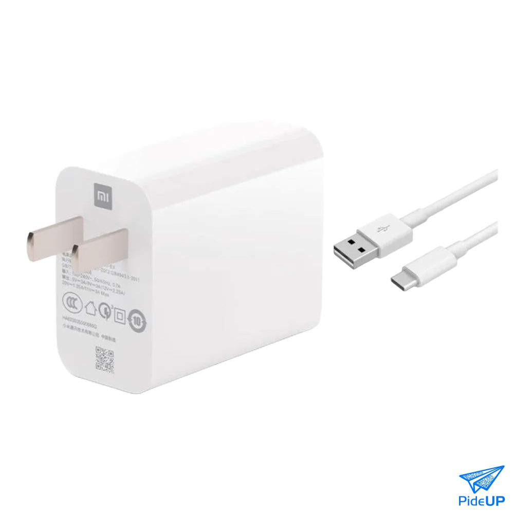Cargador Xiaomi Tipo C 33W – Carga Rápida y Eficiente