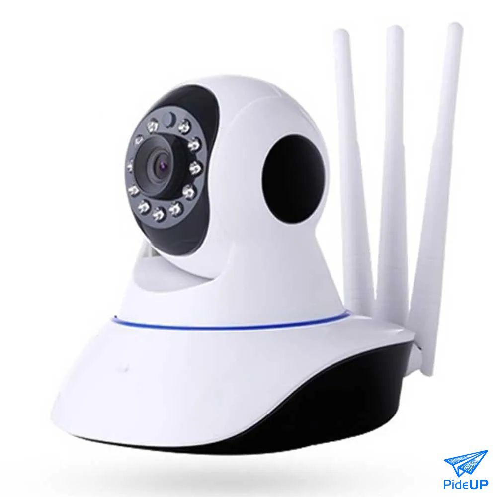 Cámara IP 360° Wi‑Fi con 3 antenas