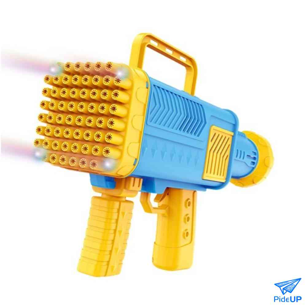 Pistola de Burbujas Recargable 60 Holes Bubble Gun